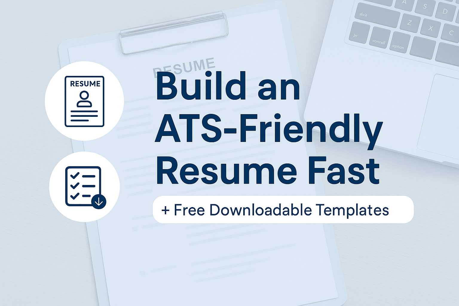 ATS-friendly resume, free resume download, ATS resume format, resume for quick job selection, best resume template for ATS, high-converting resume