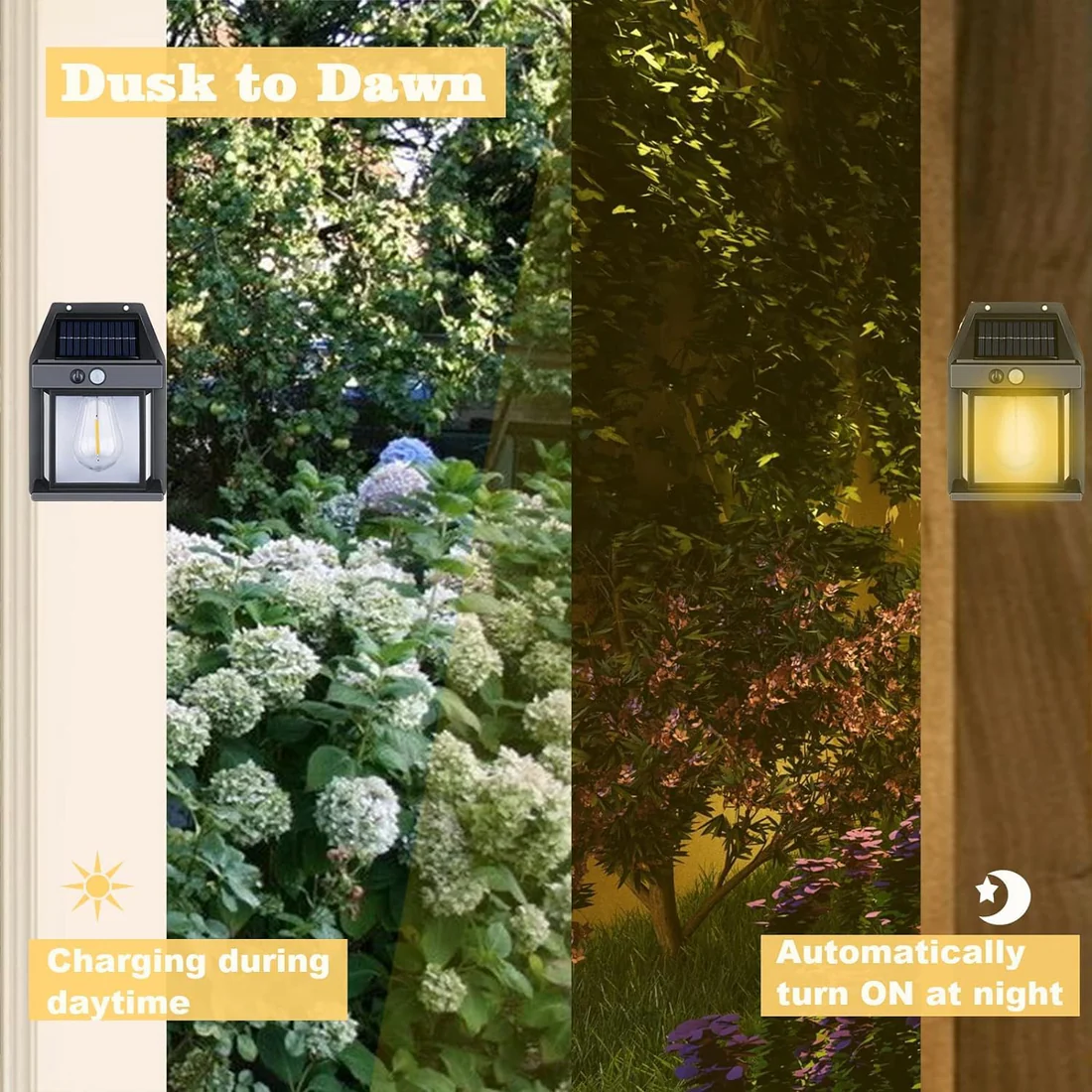 Solar Motion Sensor Wall Light – Outdoor Waterproof LED Lamp with Dusk-to-Dawn Sensor & 3 Modes (1 Pc) - Image 4
