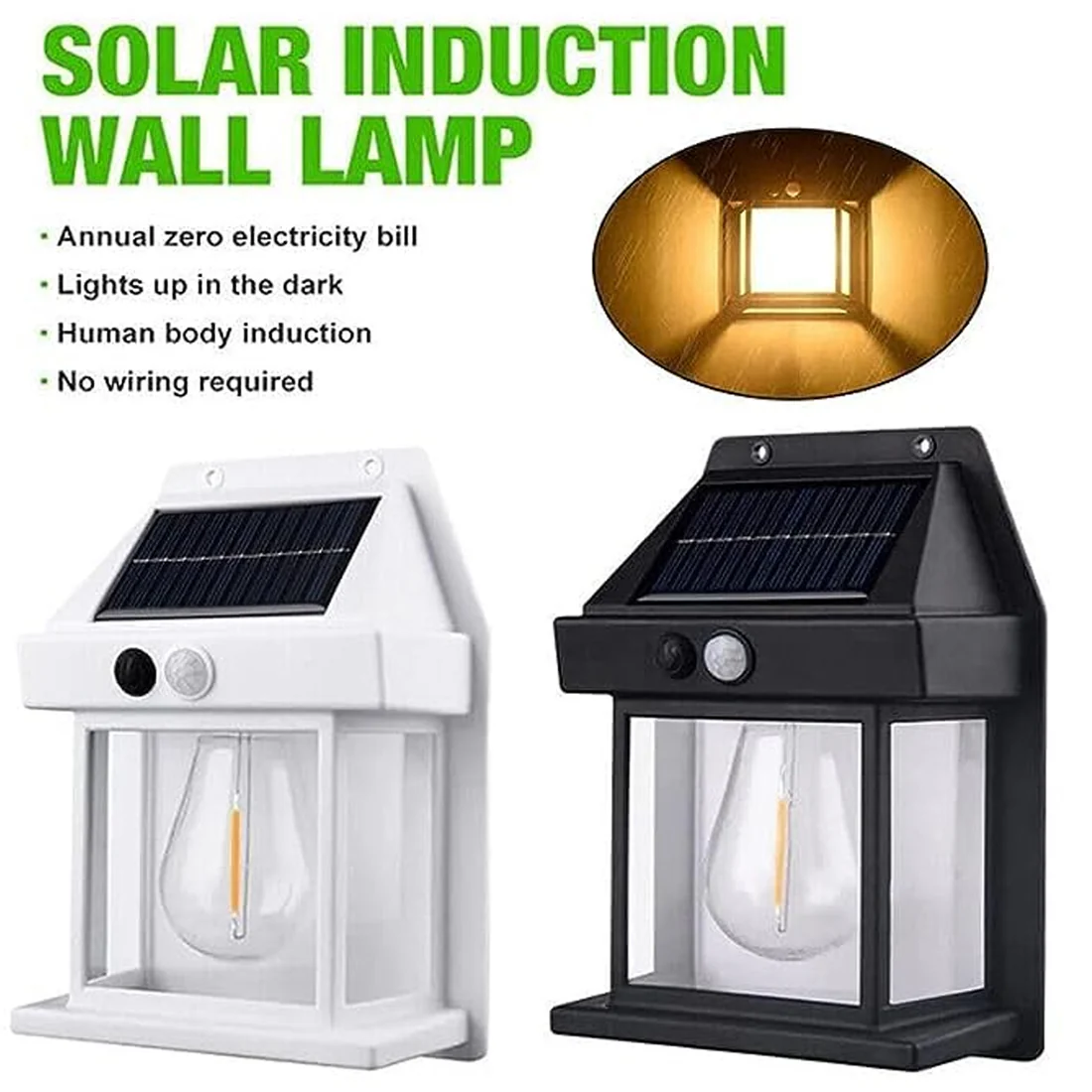 Solar Motion Sensor Wall Light – Outdoor Waterproof LED Lamp with Dusk-to-Dawn Sensor & 3 Modes (1 Pc) - Image 5