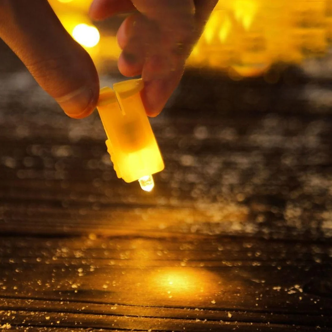 Mini LED Bean Lantern Lights – Set of 4 pc - Image 4