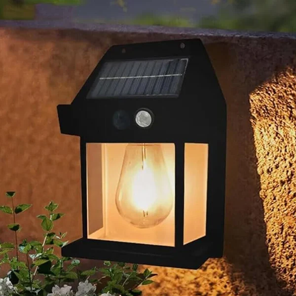 Solar Motion Sensor Wall Light – Outdoor Waterproof LED Lamp with Dusk-to-Dawn Sensor & 3 Modes (1 Pc)