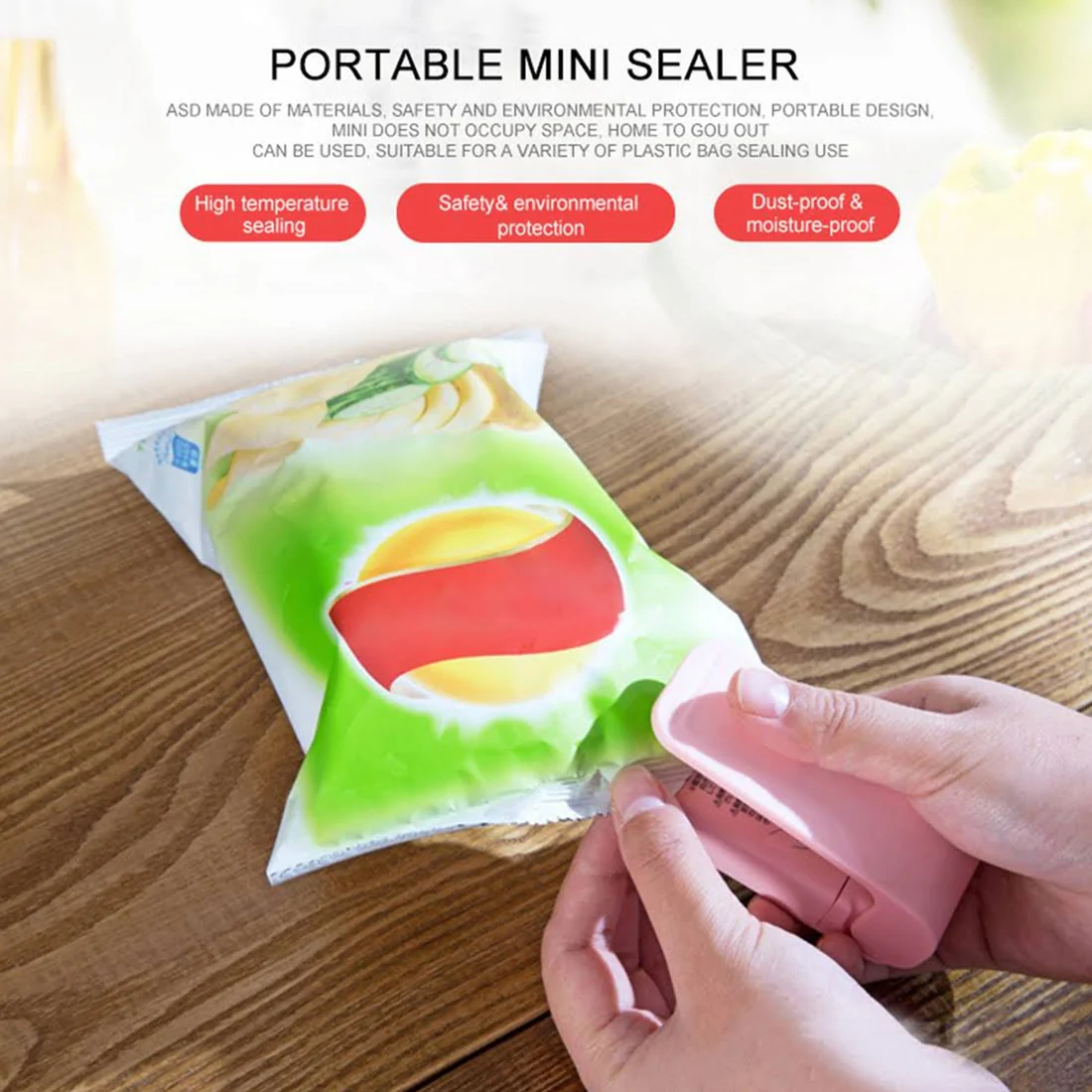 Mini Heat Sealing Machine for Plastic Bags – Handheld Portable Sealer, Battery Operated (1 Pc) - Image 5