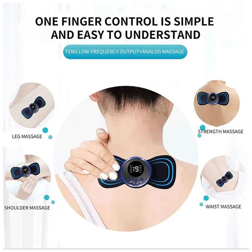 Portable USB Neck Massager Electric Neck Massager Automatic Massage Enhancer Mini Cervical Massager EMS - Image 3