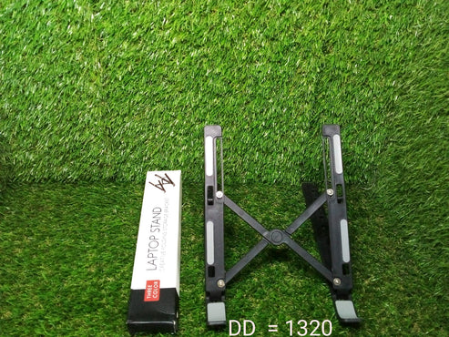 Adjustable Ergonomic Foldable Portable, Holder Riser Tablet Stand Plastic (Use In 14 inch Laptop) - Image 2