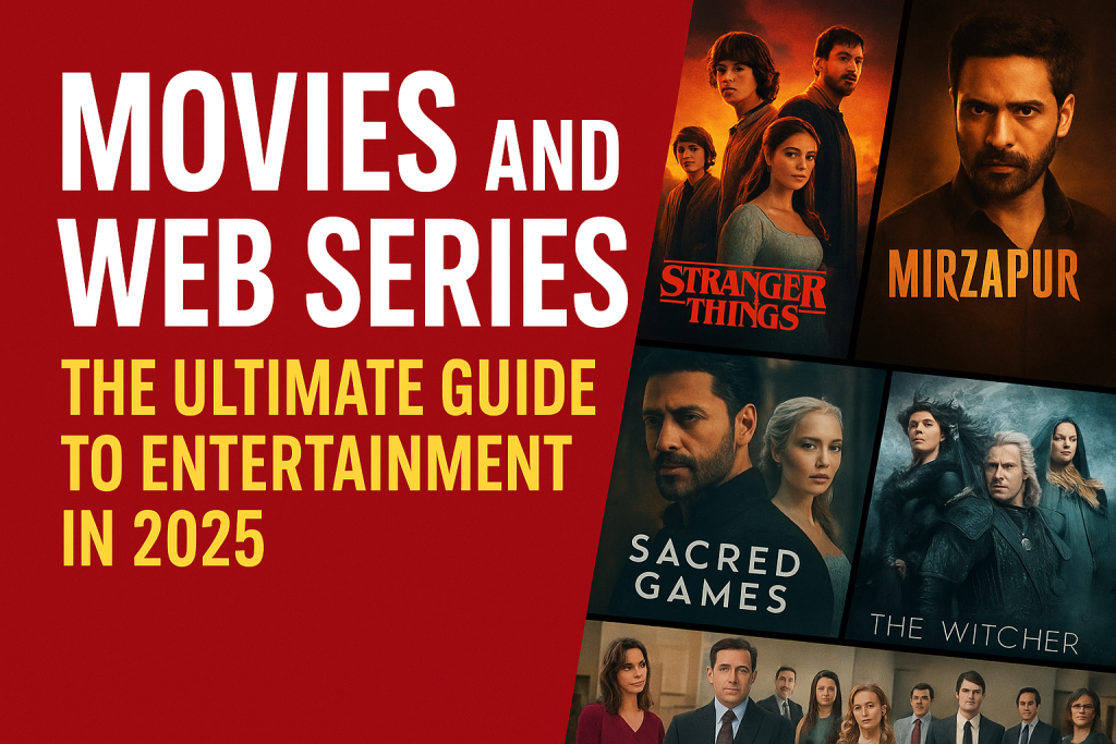Movies and Web Series: The Ultimate Guide to Entertainment in 2025